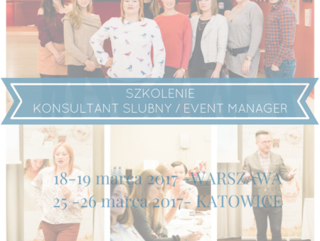 Szkolenie Kurs Konsultant Ślubny Wedding Planner Event Manager Warszawa Katowice