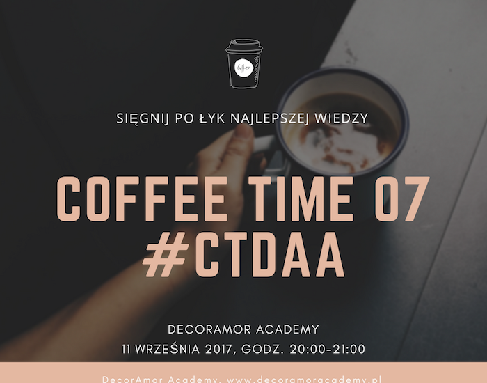 CoffeeTime 07 - webinar DecorAmor Academy