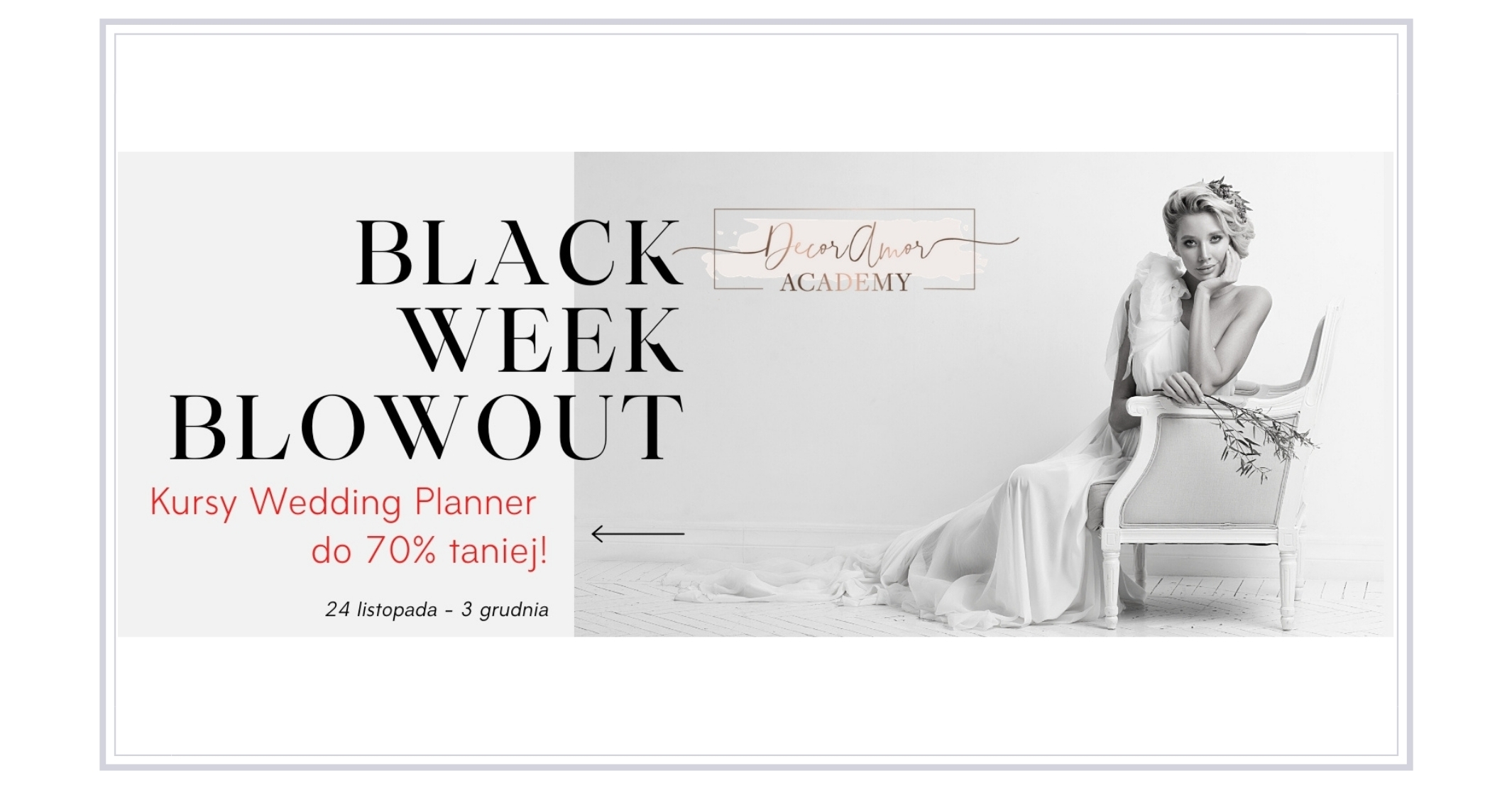 Kursy Wedding Planner - BLACK WEEK