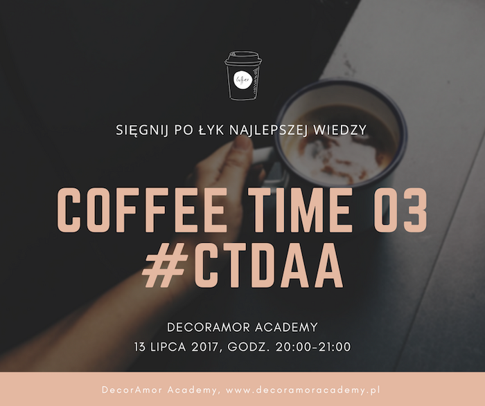 CoffeeTime DecorAmor Academy Webinar